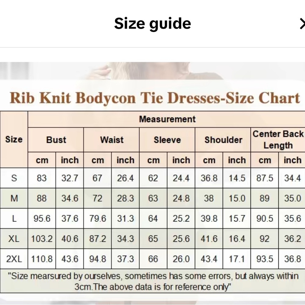 Green Long Sleeve Ribbed Knit Dress - Picture 3 of 3